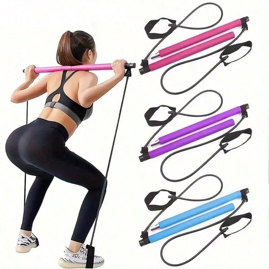 Pilates Bar Kit with Resistanc - огляд і ціна Pilates Bar Kit With Resistance Bands