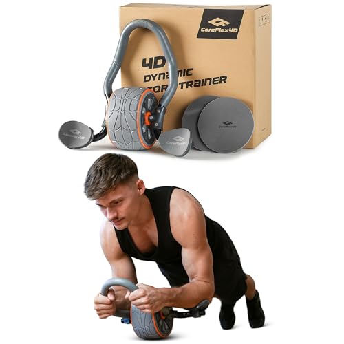 CoreFlex4D Ab Roller Wheel wit - огляд і ціна Ab Roller Wheel With Elbow Support