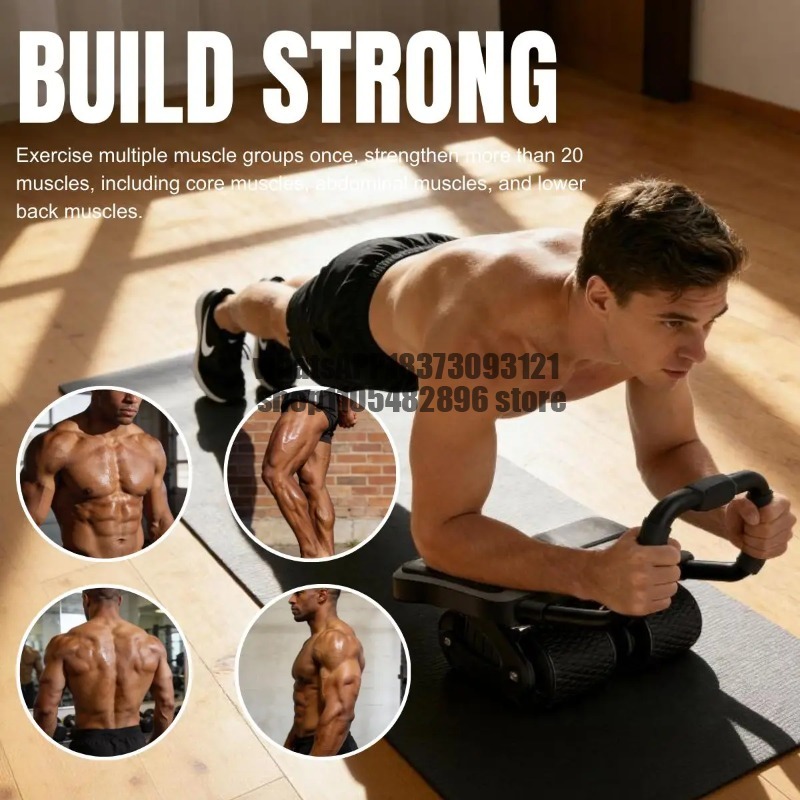 2 in 1 Ab Wheel Roller with El - огляд і ціна Ab Roller Wheel With Elbow Support