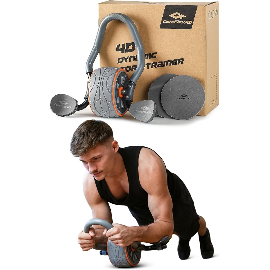 CoreFlex4D Ab Roller Wheel wit - огляд і ціна Ab Roller Wheel With Elbow Support