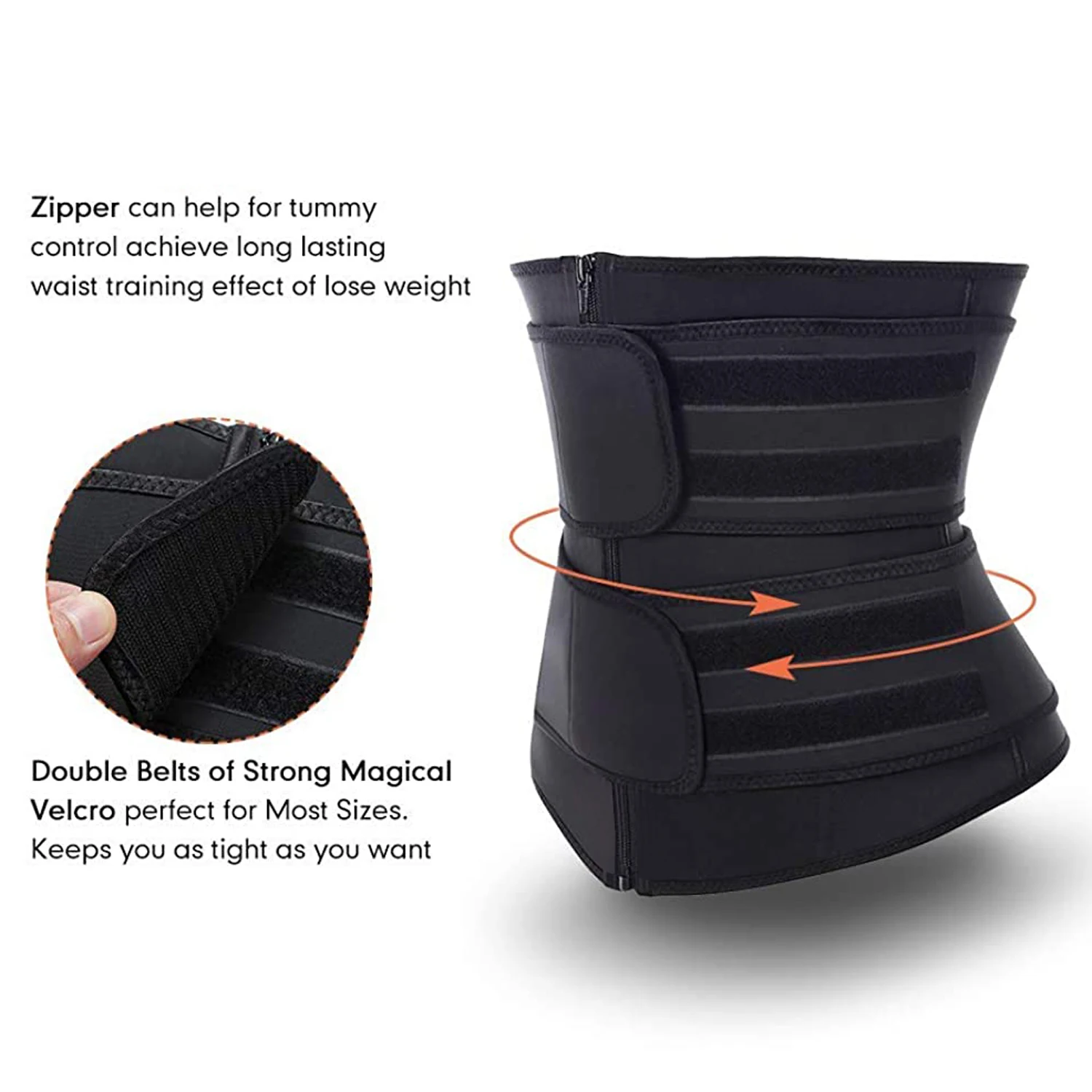 Neopren Waist Trainer Workout  - огляд і ціна Sweat Waist Trainer Belt Neoprene
