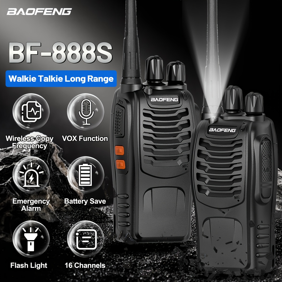 Baofeng Long Range Walkie Talk - огляд і ціна Camping