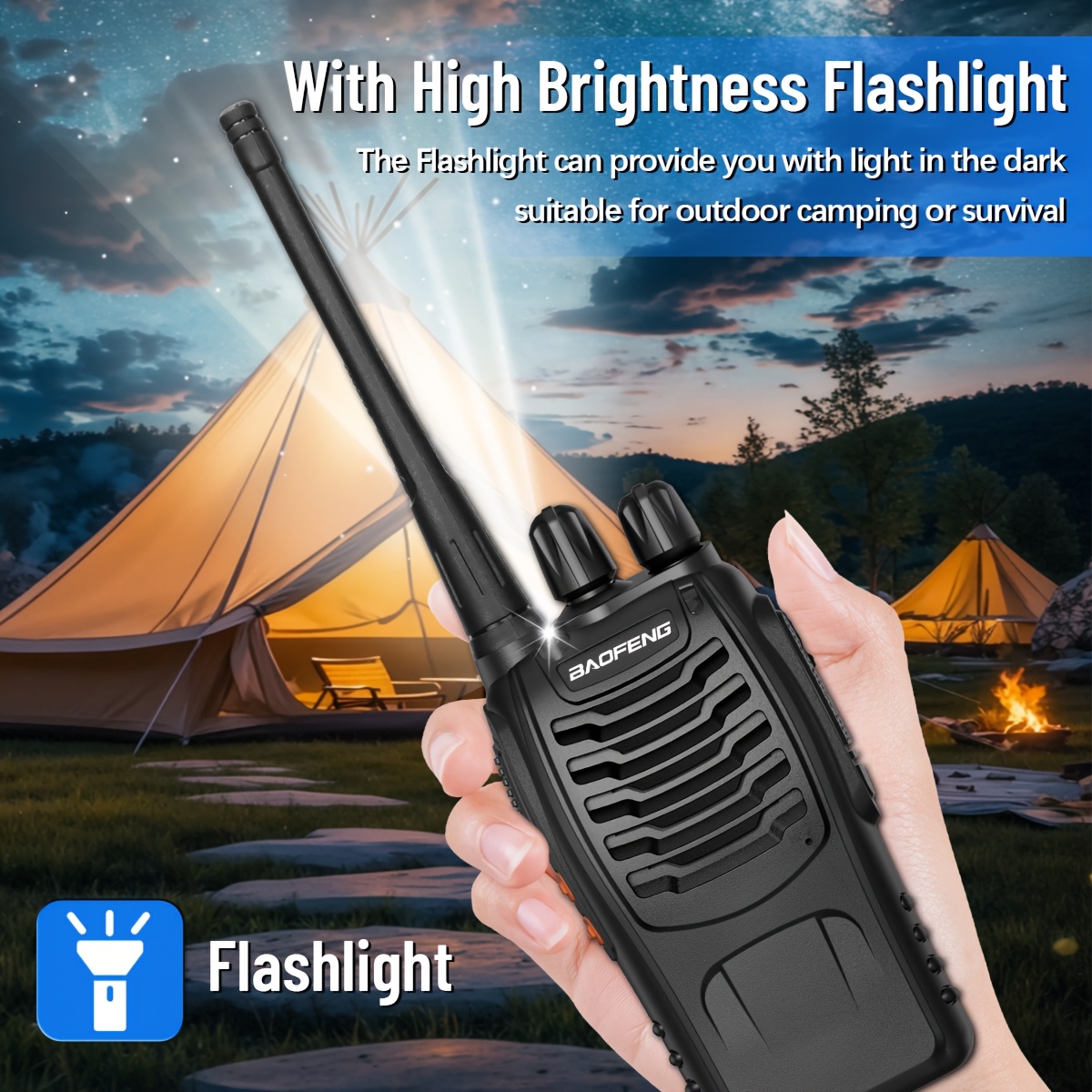 Baofeng Long Range Walkie Talk - огляд і ціна Camping