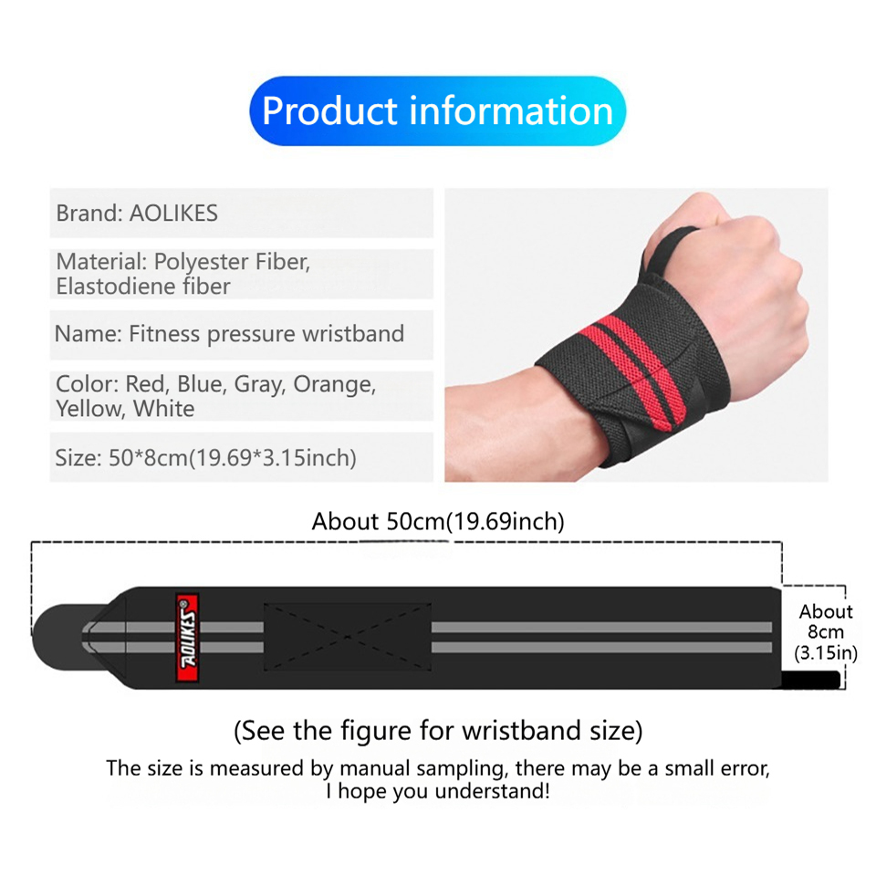 AOLIKES Fitness Wrist Wraps We - огляд і ціна Wrist Wraps Weightlifting Support